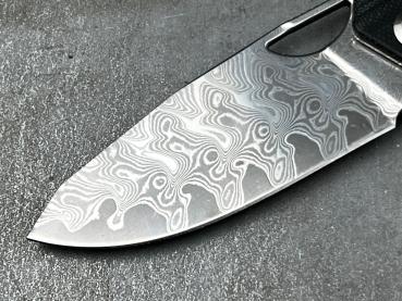 PMP Spartan G10 Black Damascus